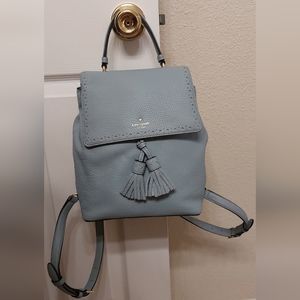 KATE SPADE Tassel Flap backpack light blue
